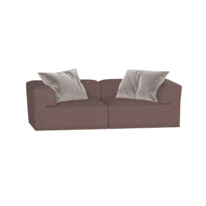 Savile Sofa — Compact Form with Wide Straight Armrests