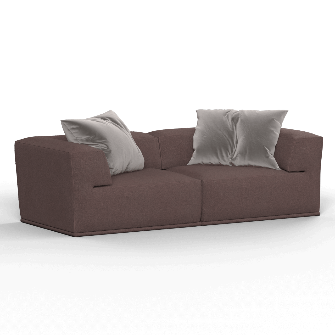 Savile Sofa — Compact Form with Wide Straight Armrests