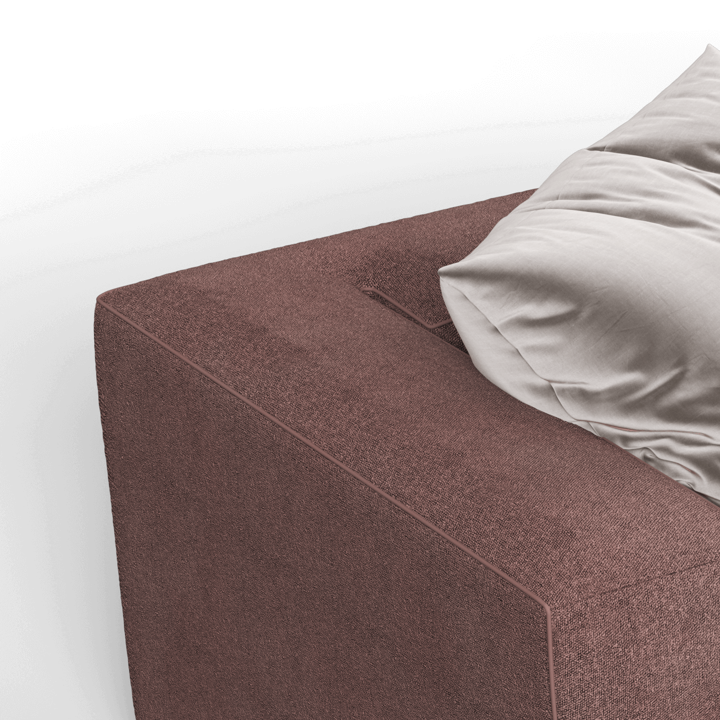 Savile Sofa — Compact Form with Wide Straight Armrests