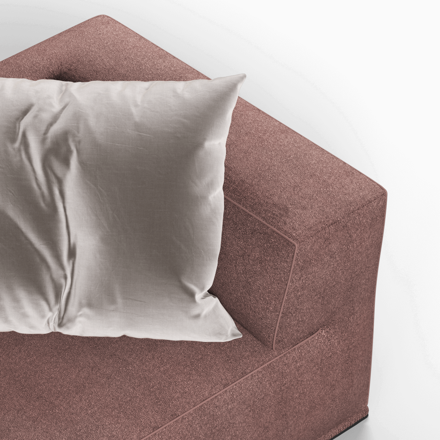 Savile Sofa — Compact Form with Wide Straight Armrests