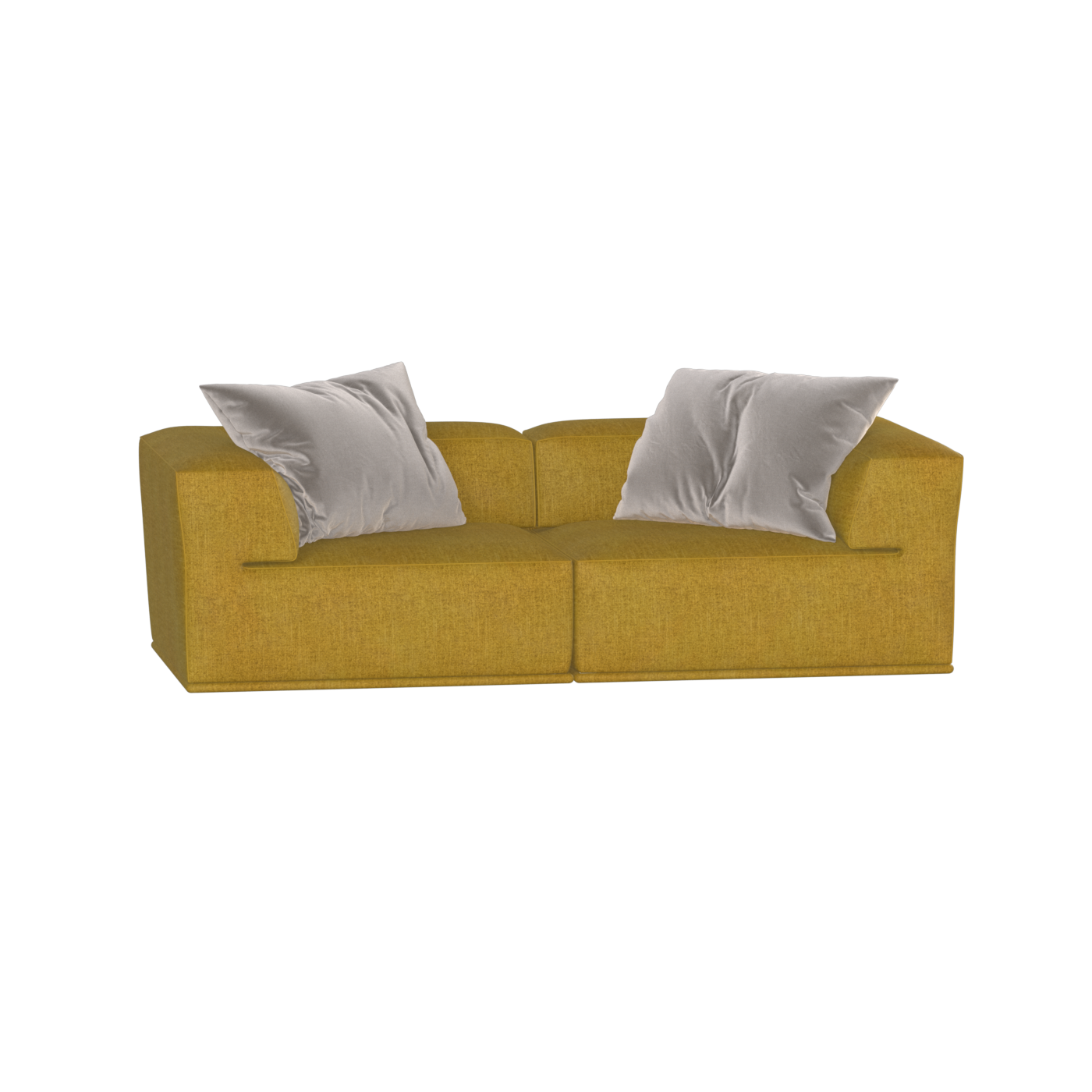 Savile Sofa — Compact Form with Wide Straight Armrests