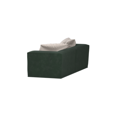 Savile Sofa — Compact Form with Wide Straight Armrests