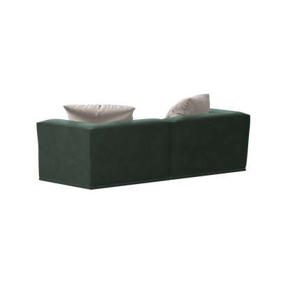 Savile Sofa — Compact Form with Wide Straight Armrests