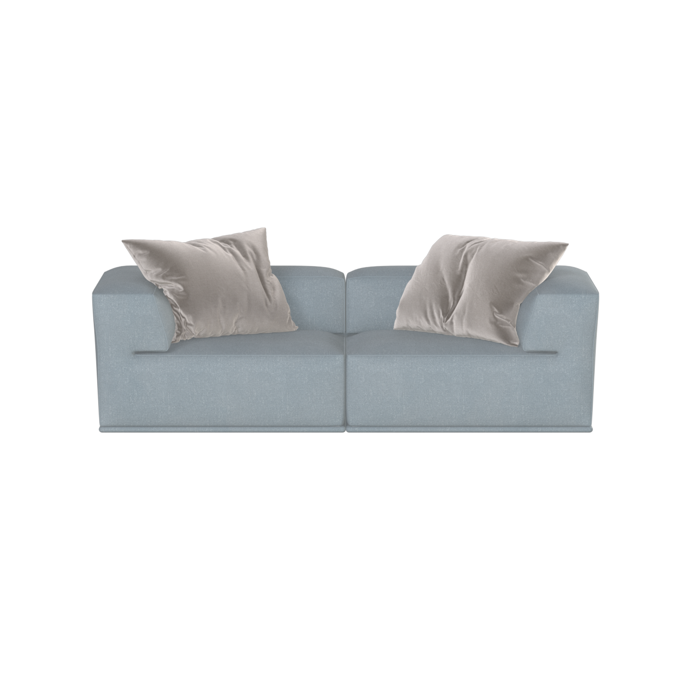 Savile Sofa — Compact Form with Wide Straight Armrests