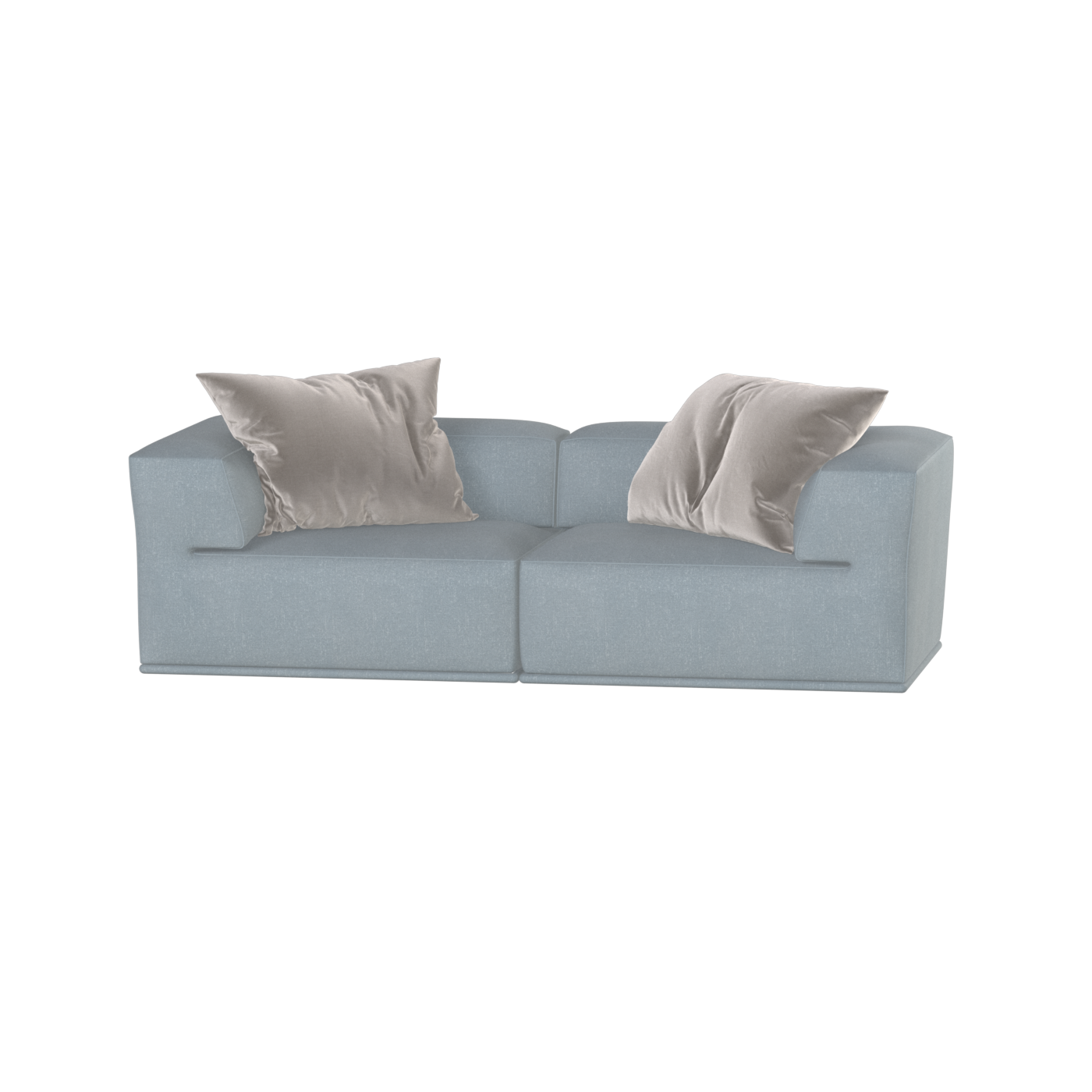 Savile Sofa — Compact Form with Wide Straight Armrests