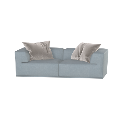 Savile Sofa — Compact Form with Wide Straight Armrests