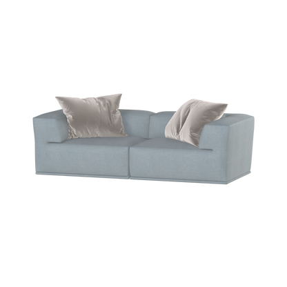 Savile Sofa — Compact Form with Wide Straight Armrests