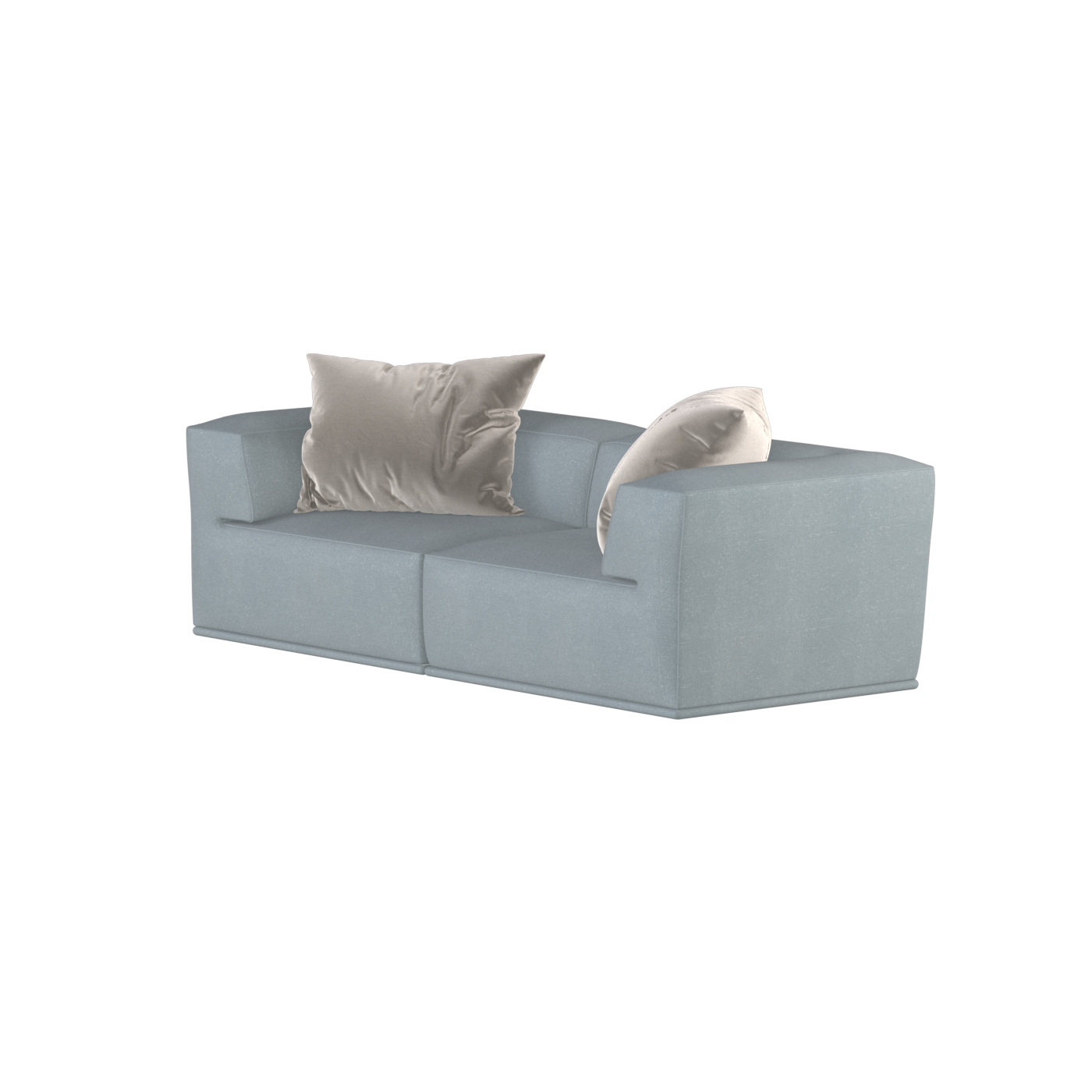 Savile Sofa — Compact Form with Wide Straight Armrests
