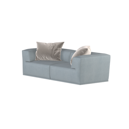 Savile Sofa — Compact Form with Wide Straight Armrests