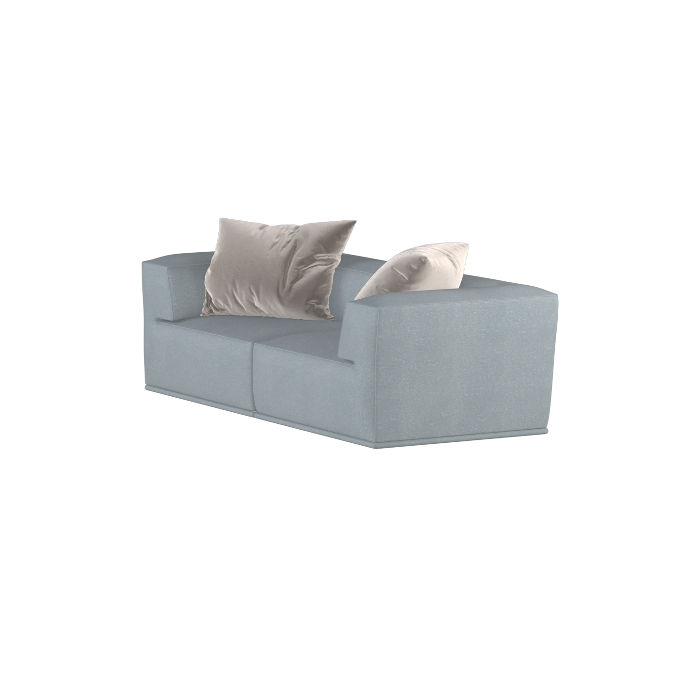 Savile Sofa — Compact Form with Wide Straight Armrests