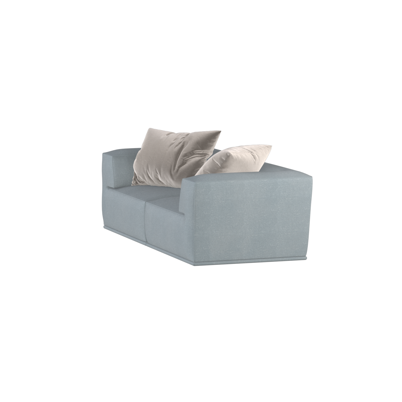Savile Sofa — Compact Form with Wide Straight Armrests