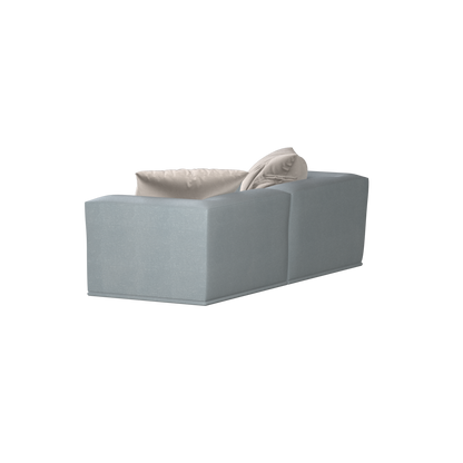 Savile Sofa — Compact Form with Wide Straight Armrests