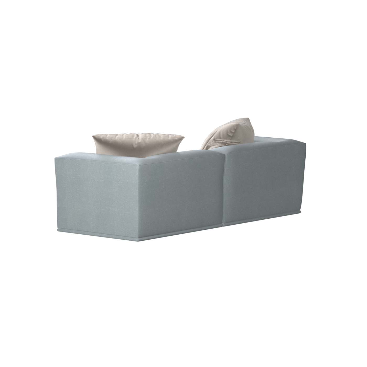 Savile Sofa — Compact Form with Wide Straight Armrests