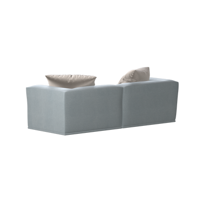 Savile Sofa — Compact Form with Wide Straight Armrests
