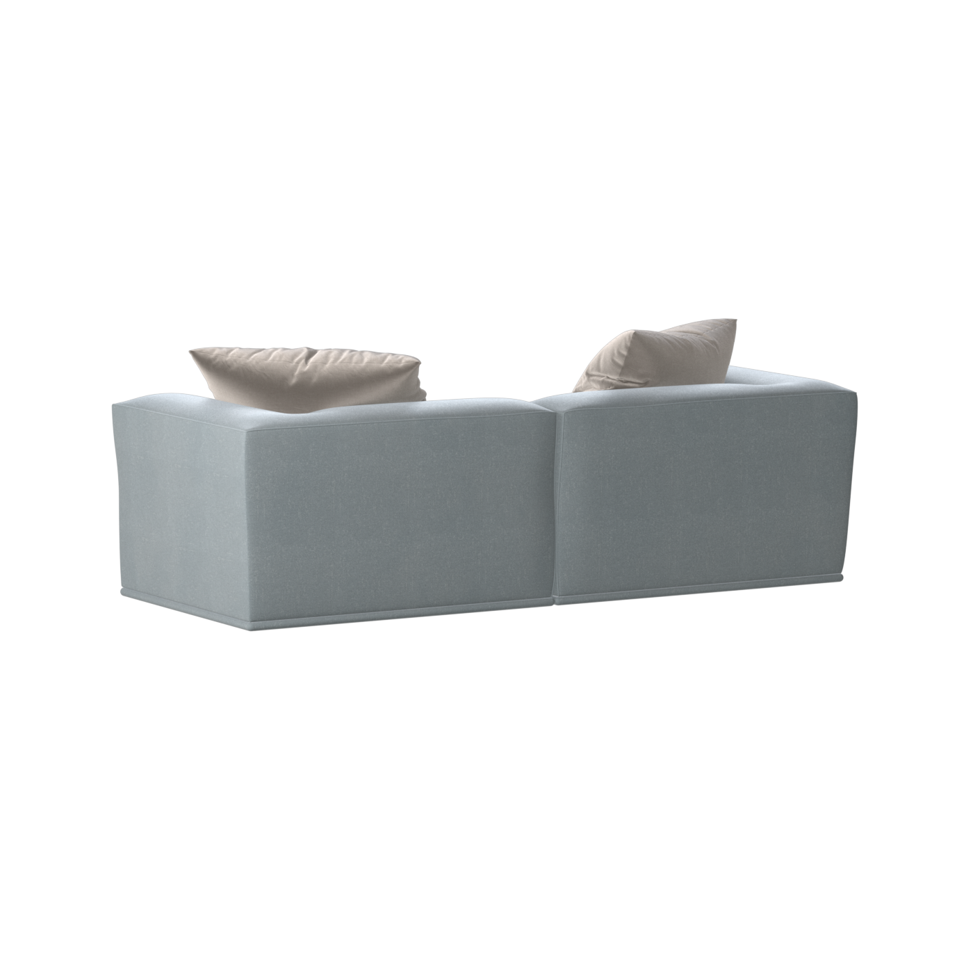 Savile Sofa — Compact Form with Wide Straight Armrests