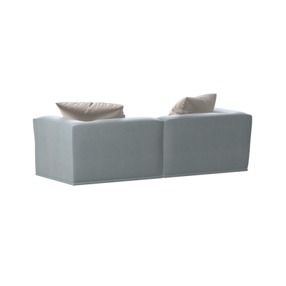 Savile Sofa — Compact Form with Wide Straight Armrests