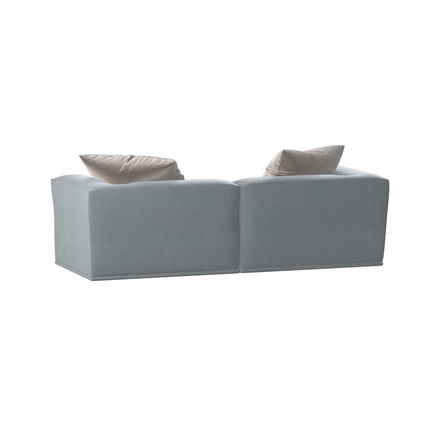 Savile Sofa — Compact Form with Wide Straight Armrests