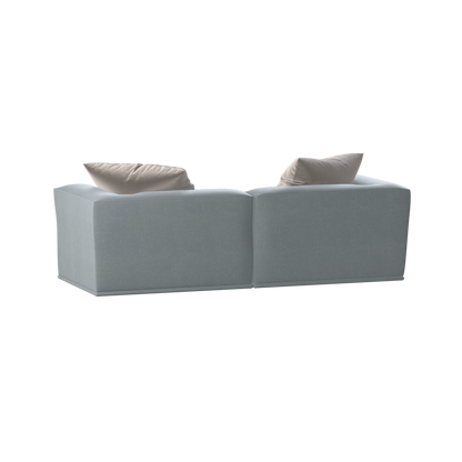 Savile Sofa — Compact Form with Wide Straight Armrests