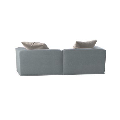 Savile Sofa — Compact Form with Wide Straight Armrests