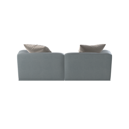 Savile Sofa — Compact Form with Wide Straight Armrests