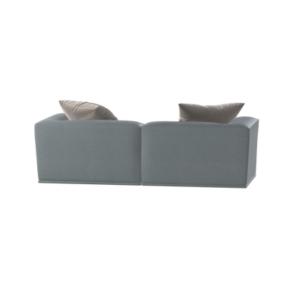 Savile Sofa — Compact Form with Wide Straight Armrests