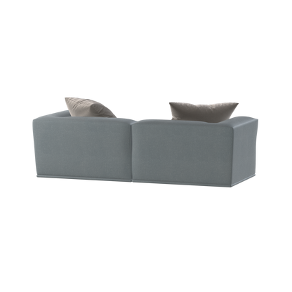 Savile Sofa — Compact Form with Wide Straight Armrests