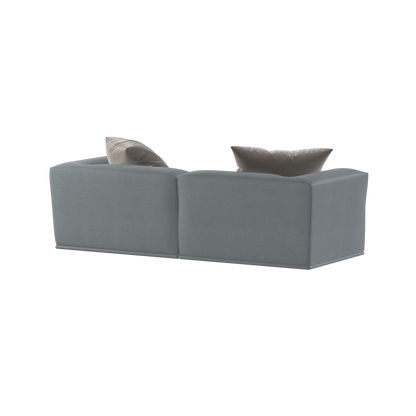Savile Sofa — Compact Form with Wide Straight Armrests