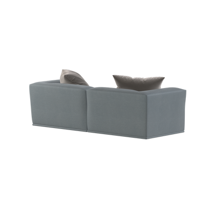 Savile Sofa — Compact Form with Wide Straight Armrests