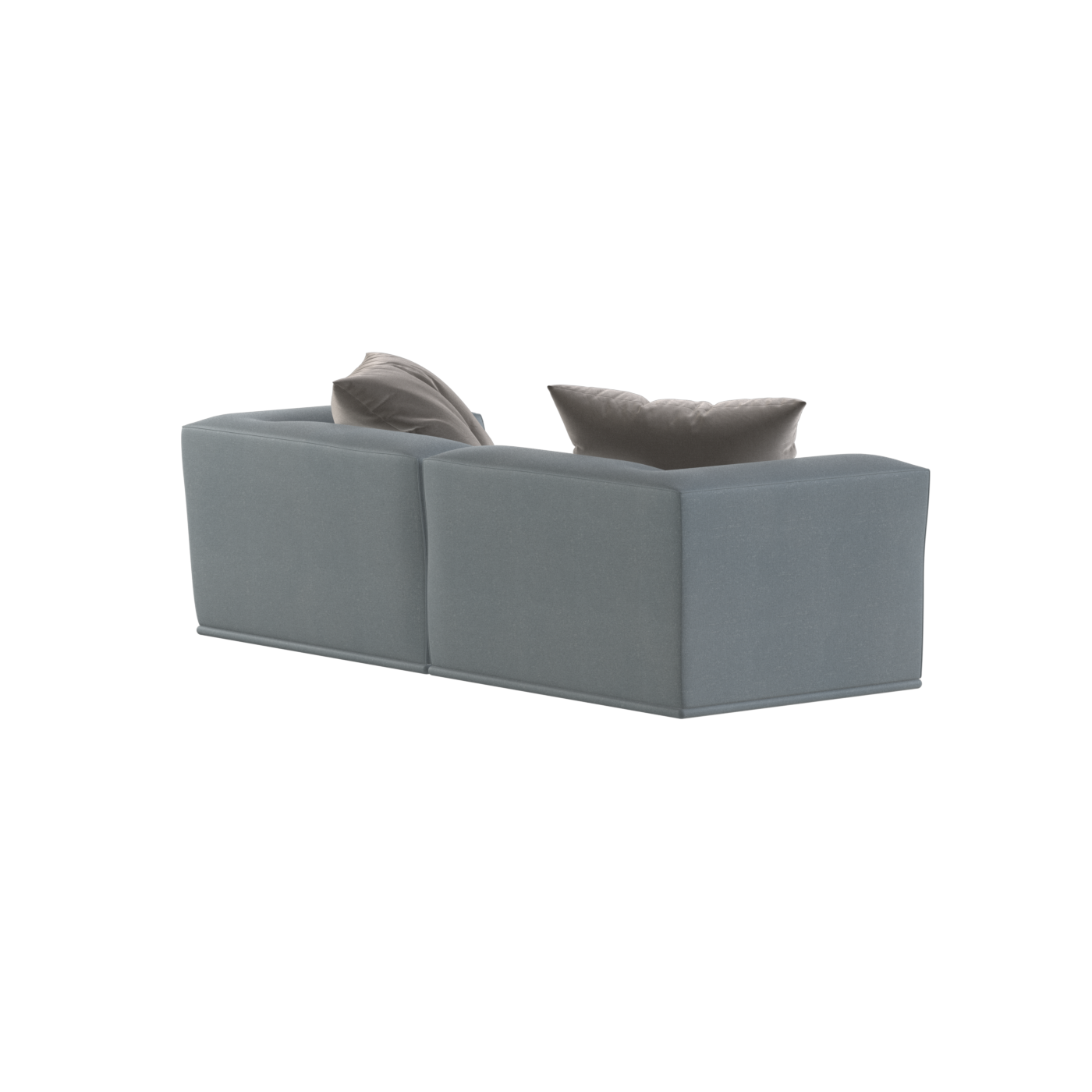 Savile Sofa — Compact Form with Wide Straight Armrests