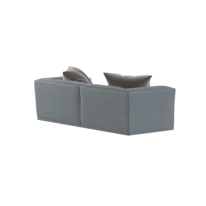 Savile Sofa — Compact Form with Wide Straight Armrests
