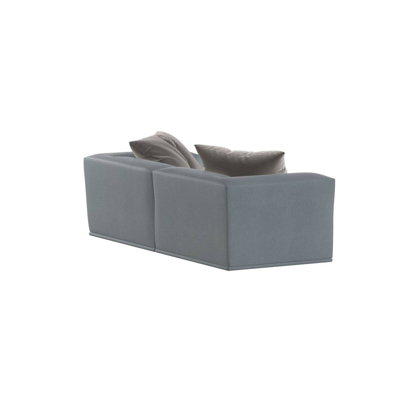 Savile Sofa — Compact Form with Wide Straight Armrests