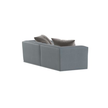 Savile Sofa — Compact Form with Wide Straight Armrests