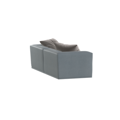 Savile Sofa — Compact Form with Wide Straight Armrests