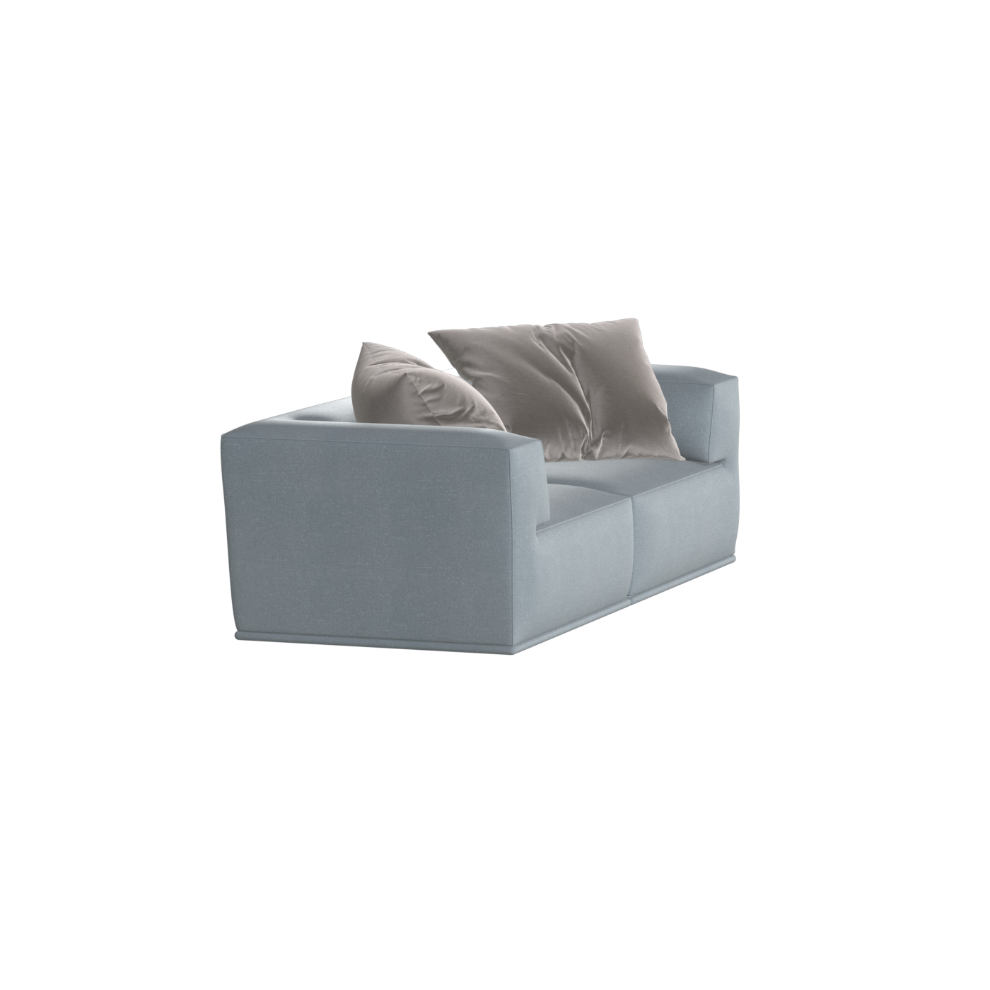 Savile Sofa — Compact Form with Wide Straight Armrests