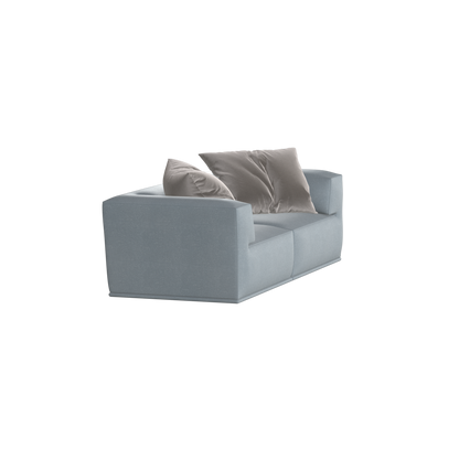 Savile Sofa — Compact Form with Wide Straight Armrests