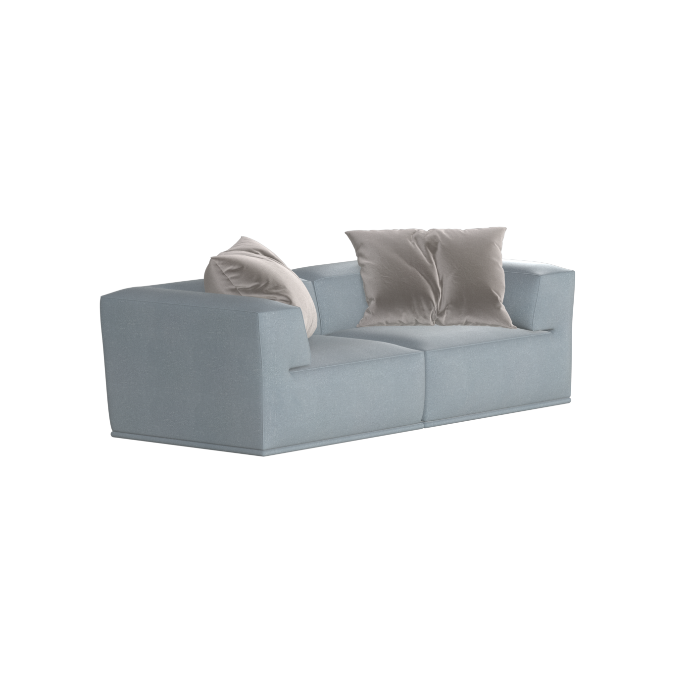 Savile Sofa — Compact Form with Wide Straight Armrests