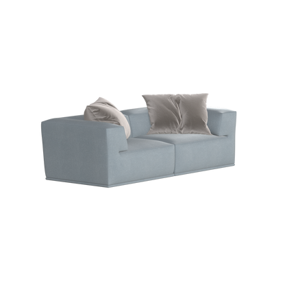 Savile Sofa — Compact Form with Wide Straight Armrests