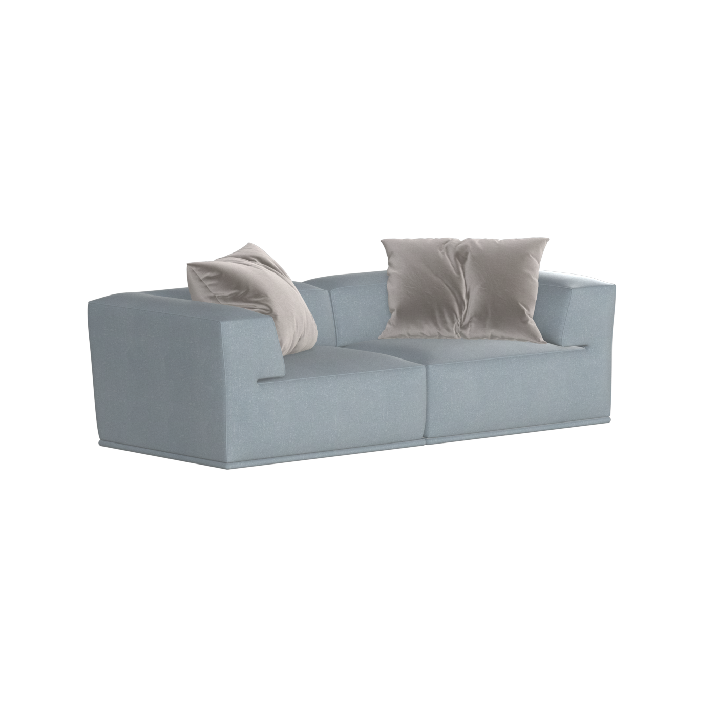 Savile Sofa — Compact Form with Wide Straight Armrests