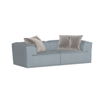 Savile Sofa — Compact Form with Wide Straight Armrests