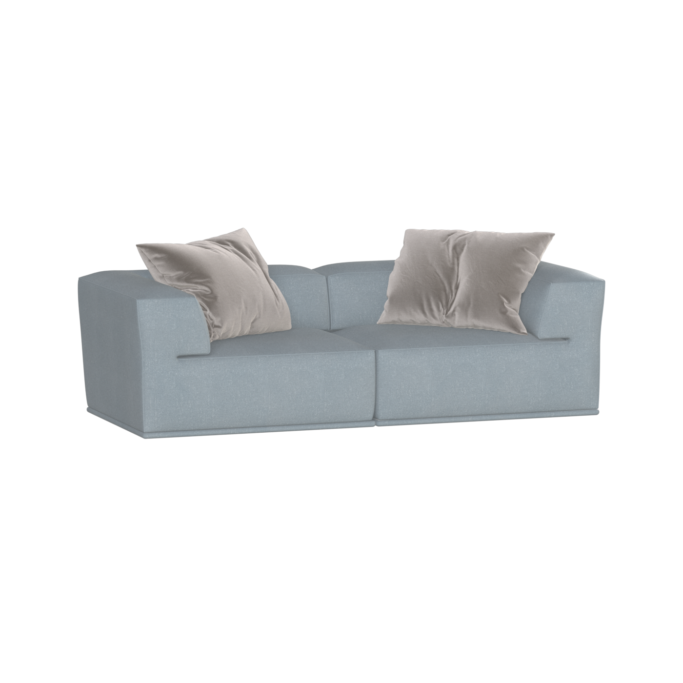 Savile Sofa — Compact Form with Wide Straight Armrests
