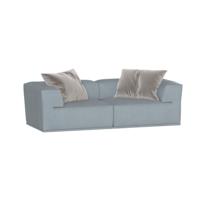 Savile Sofa — Compact Form with Wide Straight Armrests