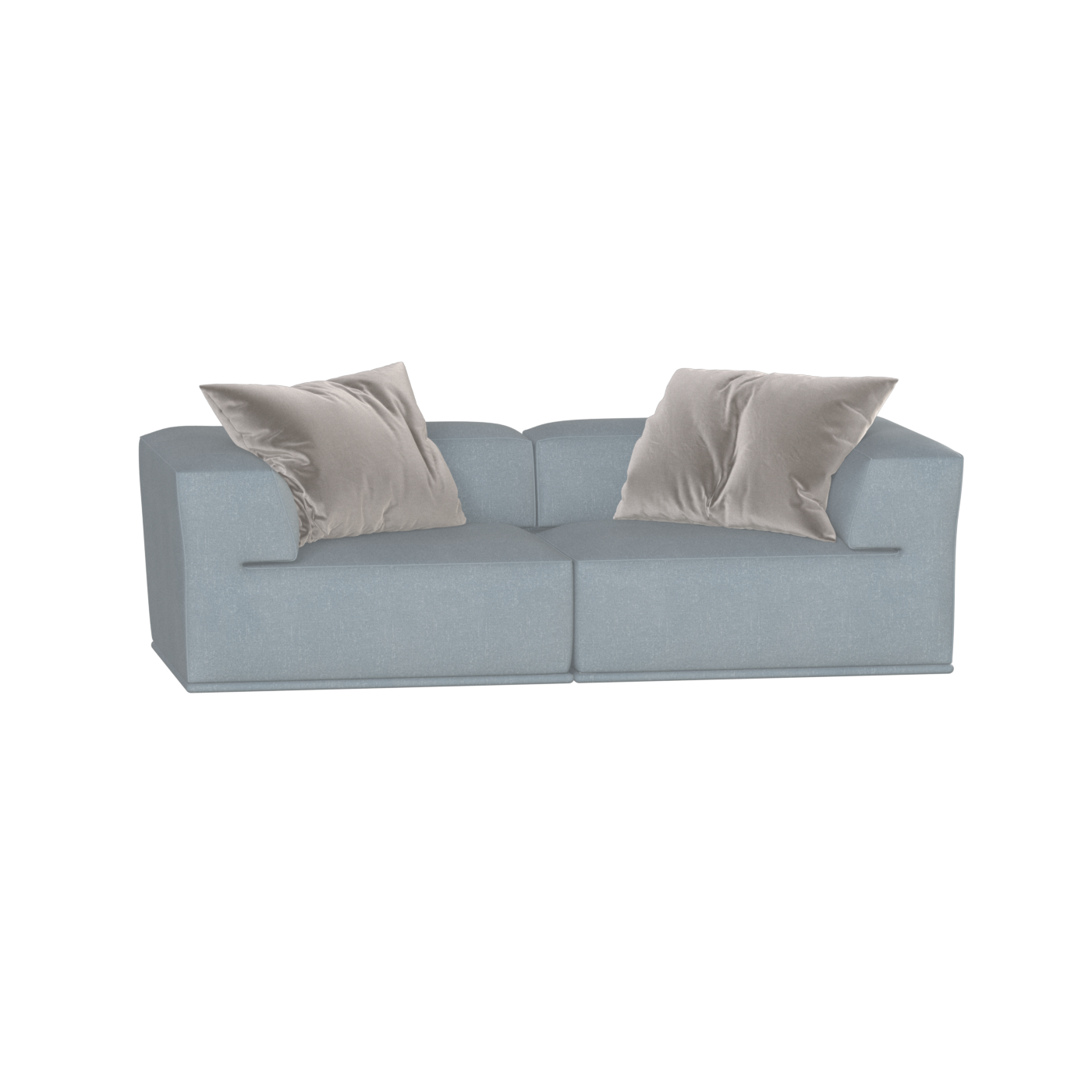 Savile Sofa — Compact Form with Wide Straight Armrests