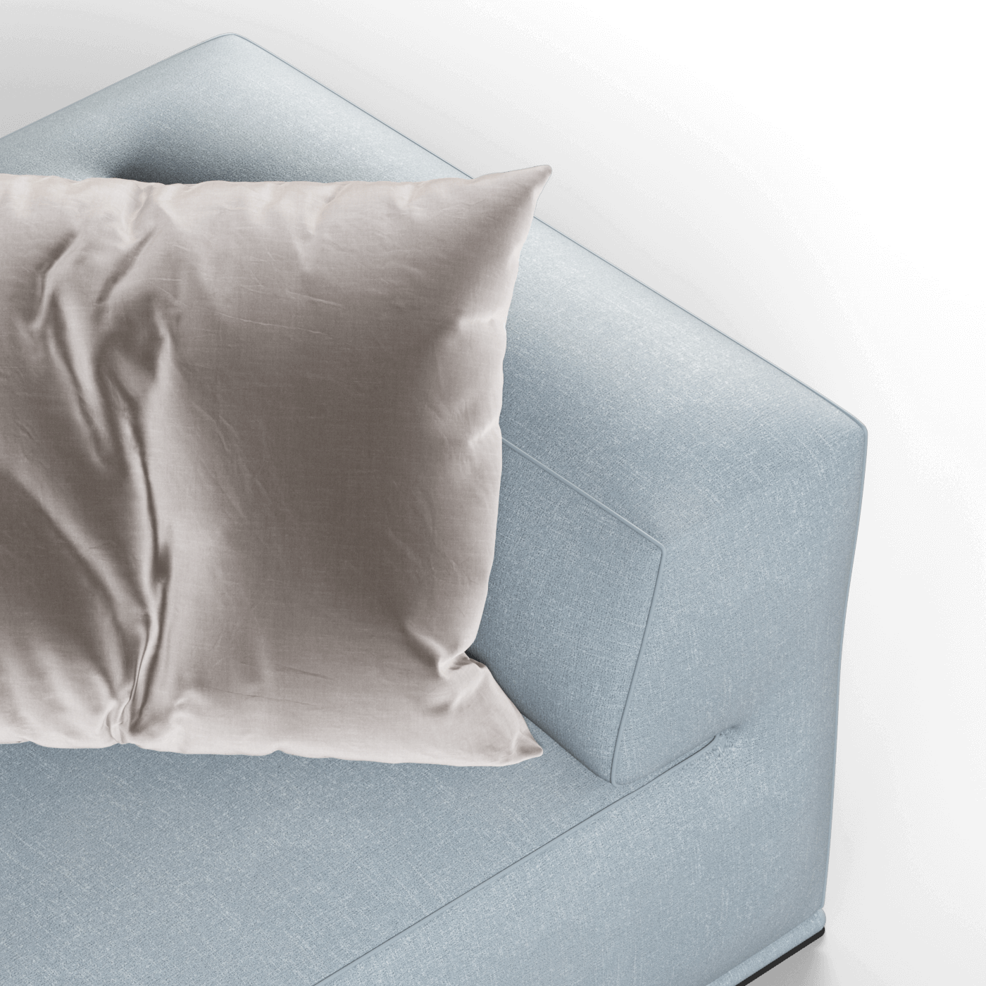 Savile Sofa — Compact Form with Wide Straight Armrests