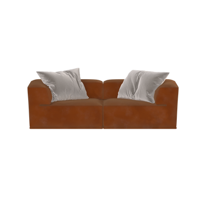 Savile Sofa — Compact Form with Wide Straight Armrests