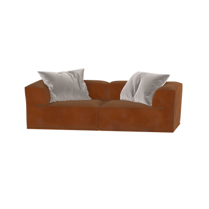 Savile Sofa — Compact Form with Wide Straight Armrests
