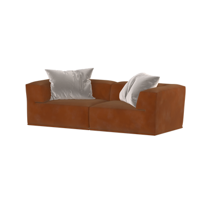 Savile Sofa — Compact Form with Wide Straight Armrests