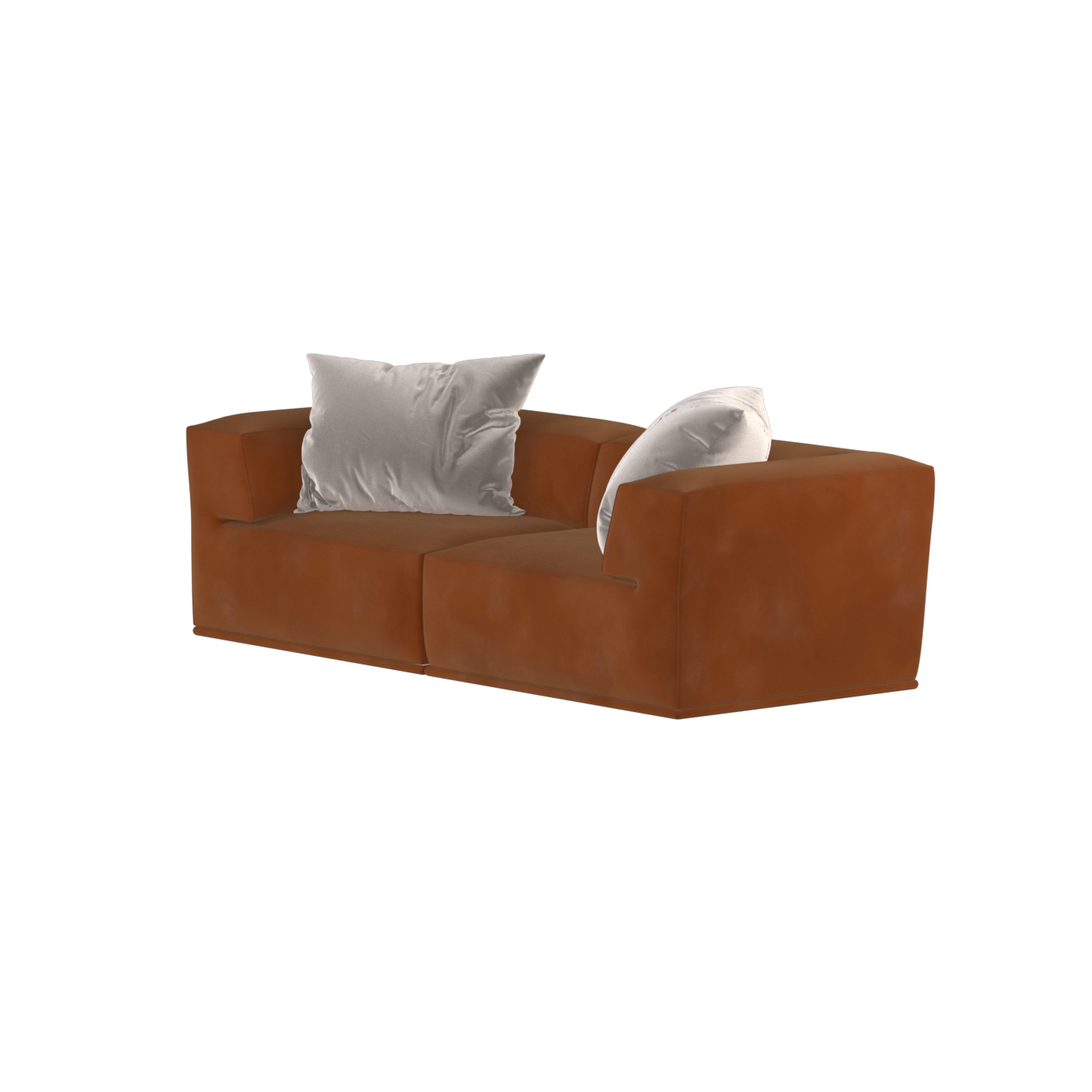 Savile Sofa — Compact Form with Wide Straight Armrests