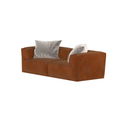 Savile Sofa — Compact Form with Wide Straight Armrests