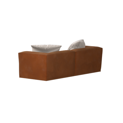 Savile Sofa — Compact Form with Wide Straight Armrests