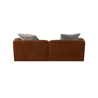 Savile Sofa — Compact Form with Wide Straight Armrests